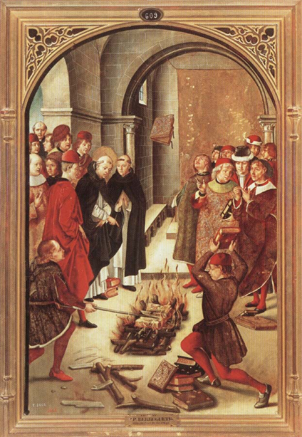 Scenes from the Life of Saint Dominic:The Burning of the Books